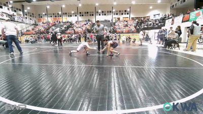 80 lbs Rr Rnd 5 - Reilas Sanchez, Locust Grove Youth Wrestling vs Tristan Thompson, Ada Youth Wrestling