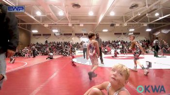 60 lbs Consi Of 4 - Preston Cross, Brushy Wrestling Club vs Luke Crain, Skiatook Youth Wrestling