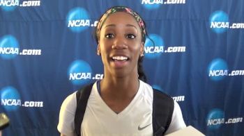 Kendra Harrison after 100m hurdles win and runner-up finish in 400m hurdles
