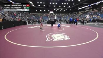 100 lbs Champ. Round 1 - Alyssa Vaillancourt, DeSoto Hs vs Isabella Brotemarkle, Wichita-Kapaun Mt.Carmel Hs