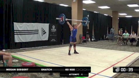 PWA Championships Megan Seegert (48kg) Snatch