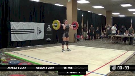 PWA Championships Alyssa Sulay (63kg) CJ