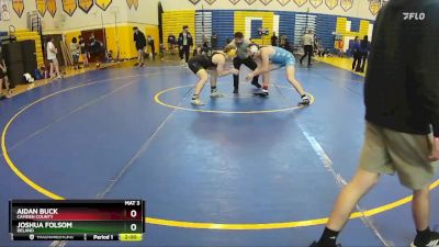 165 Gold Round 2 - Joshua Folsom, Deland vs Aidan Buck, Camden County