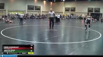 100 lbs Finals (2 Team) - Griffin Goad, Missouri Black vs Croix Gudenkauf, Iowa Gold