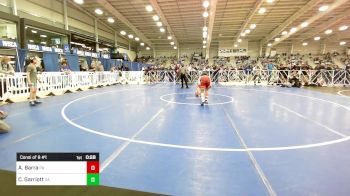 126 lbs Consi Of 8 #1 - Anthony Barra, PA vs Caden Garriott, CA