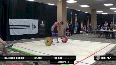 PWA Championships D'Angelo Onsorio (105kg) Snatch