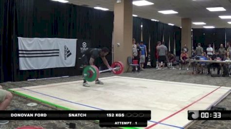 PWA Championships Donovan Ford (105kg) Snatch