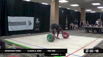 PWA Championships Donovan Ford (105+kg) CJ