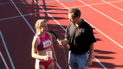 Shalaya Kipp post winning the 3K Steeple