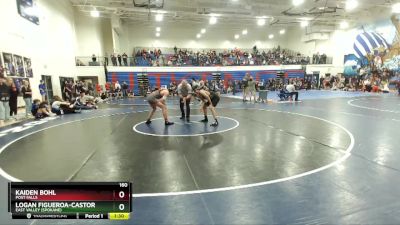 160 lbs Cons. Round 1 - Logan Figueroa-Castor, East Valley (Spokane) vs Kaiden Bohl, Post Falls