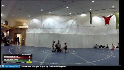 40 lbs Round 1 - Ryann Livingston, Contenders Wrestling Academy vs Valencia Ocampo, Beast Mode Wrestling Club