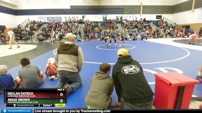 63 lbs Quarterfinal - Declan Patrick, Lakeland Wrestling Club vs Reese Brown, Prometheus Wrestling Club