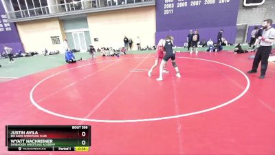 150 lbs Cons. Round 4 - Justin Avila, Big Game Wrestling Club vs Wyatt Nachreiner, Sarbacker Wrestling Academy