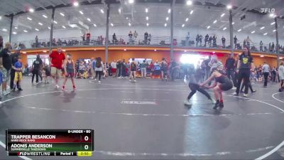 80 lbs Round 1 - Trapper Besancon, Hard Rock Rams vs Adonis Anderson, Summerville Takedown