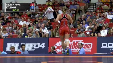 74kg Semi-finals Andrew Howe (New York AC) vs. Kyle Dake (Titan Mercury Wrestling Club)