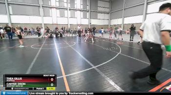 79-80 lbs Round 1 - Thea Gillis, Montana vs Carter Dison, Basement Boys WC