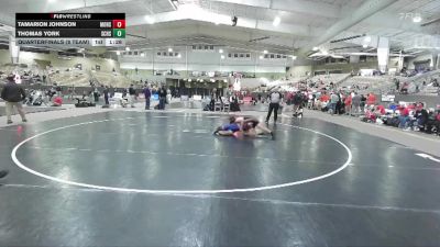 150 lbs Quarterfinals (8 Team) - Thomas York, Station Camp High School vs Tamarion Johnson, Montgomery Central High School