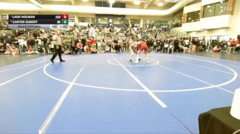 190 lbs Quarterfinal - Ladd Holman, Juab vs Carter Egbert, Mountain Crest