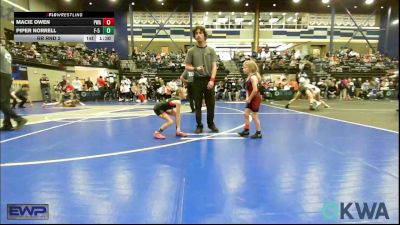 47 lbs Rr Rnd 2 - Macie Owen, Perry Wrestling Academy vs Piper Norrell, F-5 Grappling