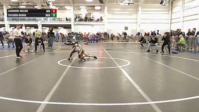 56 lbs Round Of 16 - Jasmine Belen, Bristol Gladiators vs Tayden Bong, Doughboys WC
