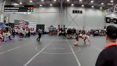 140 lbs Round 1 (6 Team) - Dylan Harshman, The Outsiders vs Mason Castillo, Upstate Uprising 2.0