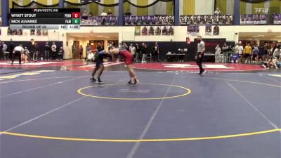 157 lbs Round Of 32 - Wyatt Stout, Penn vs Nick Alvarez, Franklin & Marshall