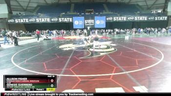 108 lbs Champ. Round 2 - Allison Fisher, Franklin Pierce Cardinal Wrestling Club vs Genesis Guerrero, Victory Wrestling-Central WA