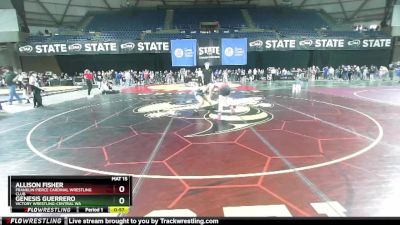 108 lbs Champ. Round 2 - Allison Fisher, Franklin Pierce Cardinal Wrestling Club vs Genesis Guerrero, Victory Wrestling-Central WA