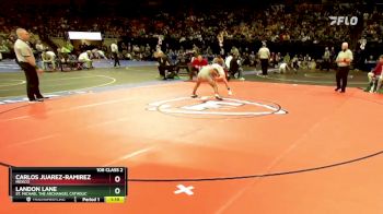 106 Class 2 lbs 1st Place Match - Landon Lane, St. Michael The Archangel Catholic vs Carlos Juarez-Ramirez, Mexico