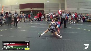 91 lbs Semis & 1st Wrestleback (8 Team) - Hudson Bragg, POWA vs Levi Halbert, Untouchables Purple