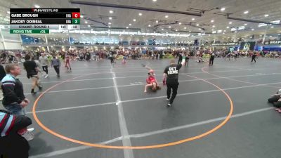 106 lbs Champ. Round 1 - Gabe Brough, Unattached vs Jakoby Odineal, Unattached