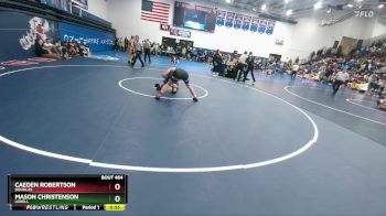 138 lbs Cons. Round 4 - Mason Christenson, Lovell vs Caeden Robertson, Douglas