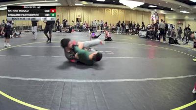 46 lbs Consi Of 8 #1 - Nathan Maiolo, Champions WC vs Benjamin Faktorovich, Lawc