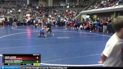 55 lbs Cons. Round 2 - Macklin Herrold, Beaver Creek Wrestling vs Jack Lange, Sebolt Wrestling Academy