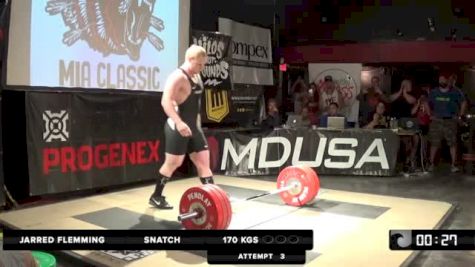 Jared Fleming (94kg) Snatch 170 Kgs