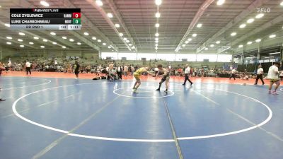 160 lbs Rr Rnd 1 - Cole Zyglewicz, Hammer Wrestling Club vs Luke Charbonneau, North Hunterdon Wrestling Club