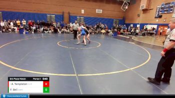 125lbs 5th Place Match - Ali Templeton, Olympic (Girls) vs Felicia Bell, Aberdeen (Girls)