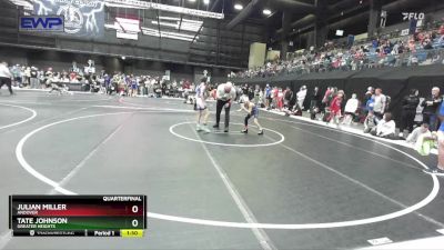 68 lbs Quarterfinal - Tate Johnson, Greater Heights vs Julian Miller, Andover