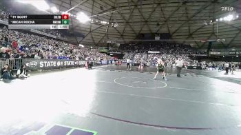 Boys 1B/2B 120 Quarterfinal - Micah Rocha, Northwest Christian (Colbert) vs Ty Scott, Colfax