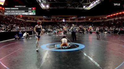 5A 133 lbs Cons. Round 1 - Guess Box, Carlsbad vs Josiah Gomez, Eldorado