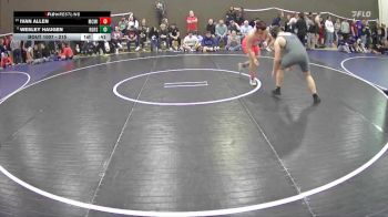 215 lbs Cons. Round 4 - Wesley Haugen, Rogers vs Ivan Allen, McMinnville