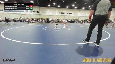 110 lbs Semifinal - Braxton Smith, Northern Colorado 14U vs Hudson Bragg, POWA 14U