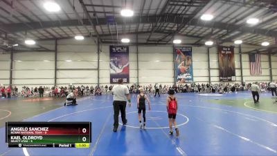 52 lbs Rd# 6- 9:00am Saturday Final Pool - Kael Oldroyd, SELECT Utah vs Angelo Sanchez, NCWAY National Team