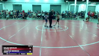 71 lbs Semis & 1st Wrestleback (8 Team) - Dylan Verceles, Maryland vs Kingston Behrooz, Virginia