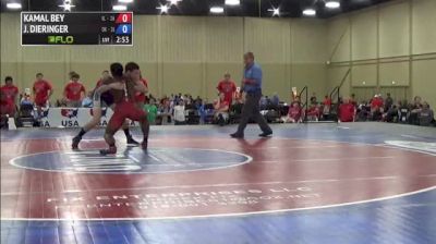 182lbs Match Jordan Dieringer (Oklahoma) vs. Kamal Bey (Illinois)