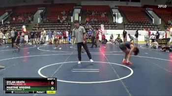 145 lbs Semis & 1st Wrestleback (8 Team) - Dylan Heath, Mi Pitbulls Black vs Martine Wiggins, MI Pitbulls Gold