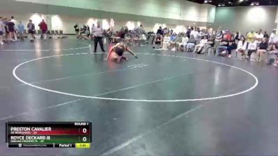 220 lbs Round 1 (16 Team) - Preston Cavalier, SD Renegades vs Royce Deckard III, Indiana Prospects