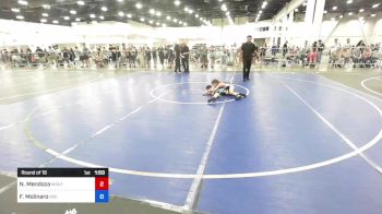 54 kg Round Of 16 - Nixon Mendoza, Mantanona TC vs Frank Molinaro, Rising Sun WC