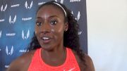Brianna Nelson competes in 400m after not running for 2 weeks