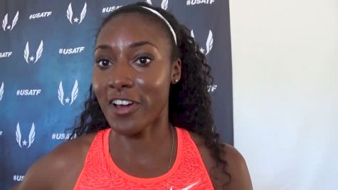 Brianna Nelson competes in 400m after not running for 2 weeks